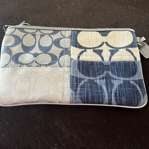 Coach wristlet patch work. Really cute please look at pictures